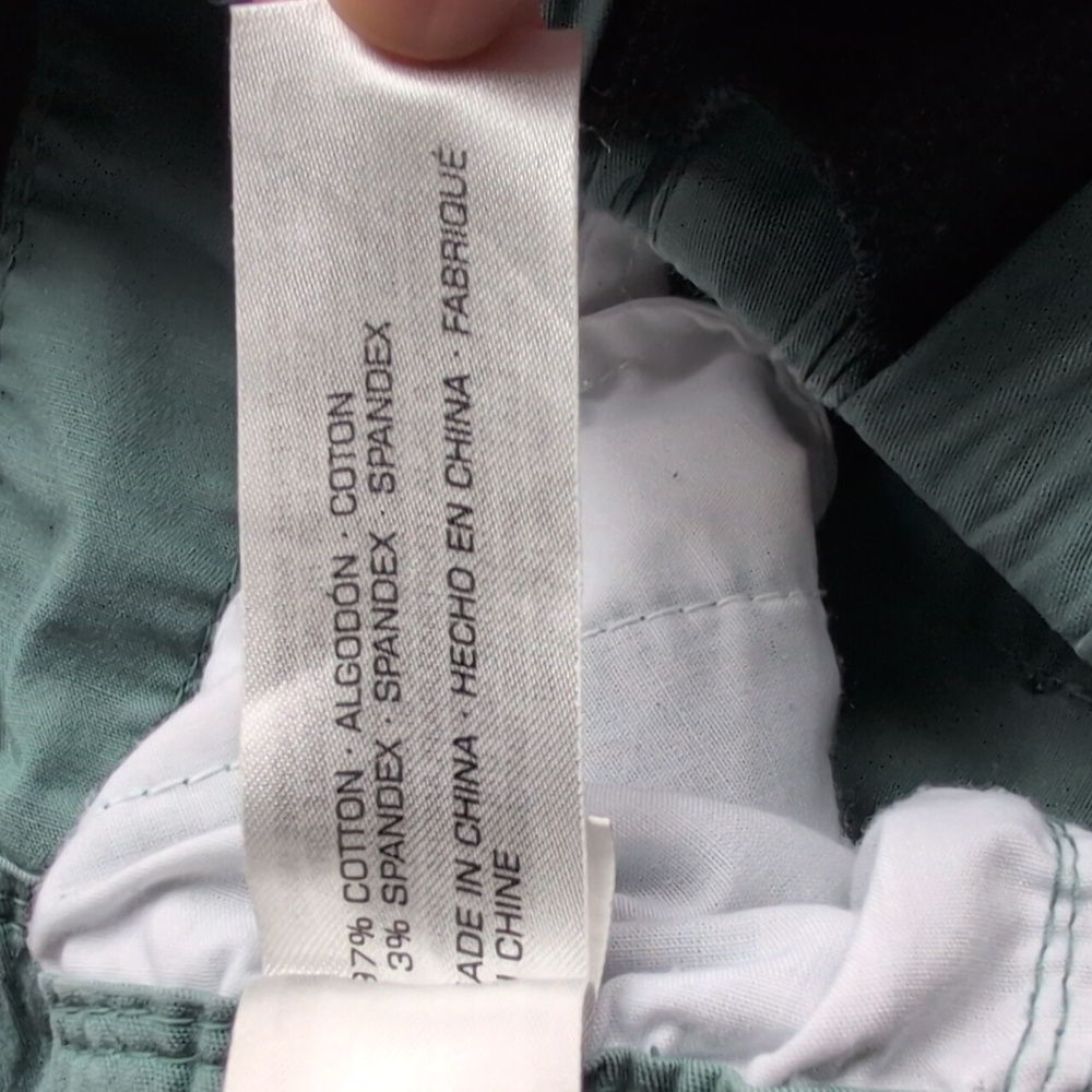 UNIONBAY Teal Cargo Pants Size 0 - Picture 8 of 8